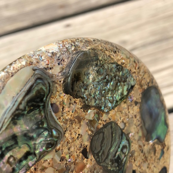 2 Abalone Shell Trivets - Picture 10 of 11